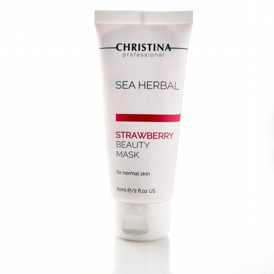 Sea Herbal Beauty Mask Strawberry 60 ml - Christina