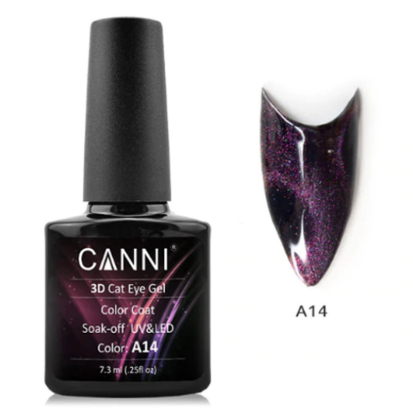 ג'ל לק עין החתול 3D גוון A14