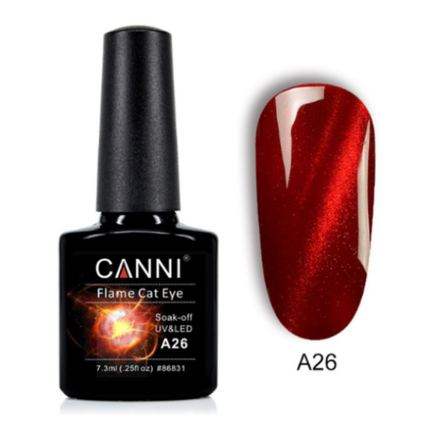 ג'ל לק עין החתול להבה 5D גוון A26