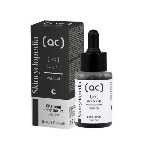 סרום פילינג עדין לפנים בתוספת פחם פעיל